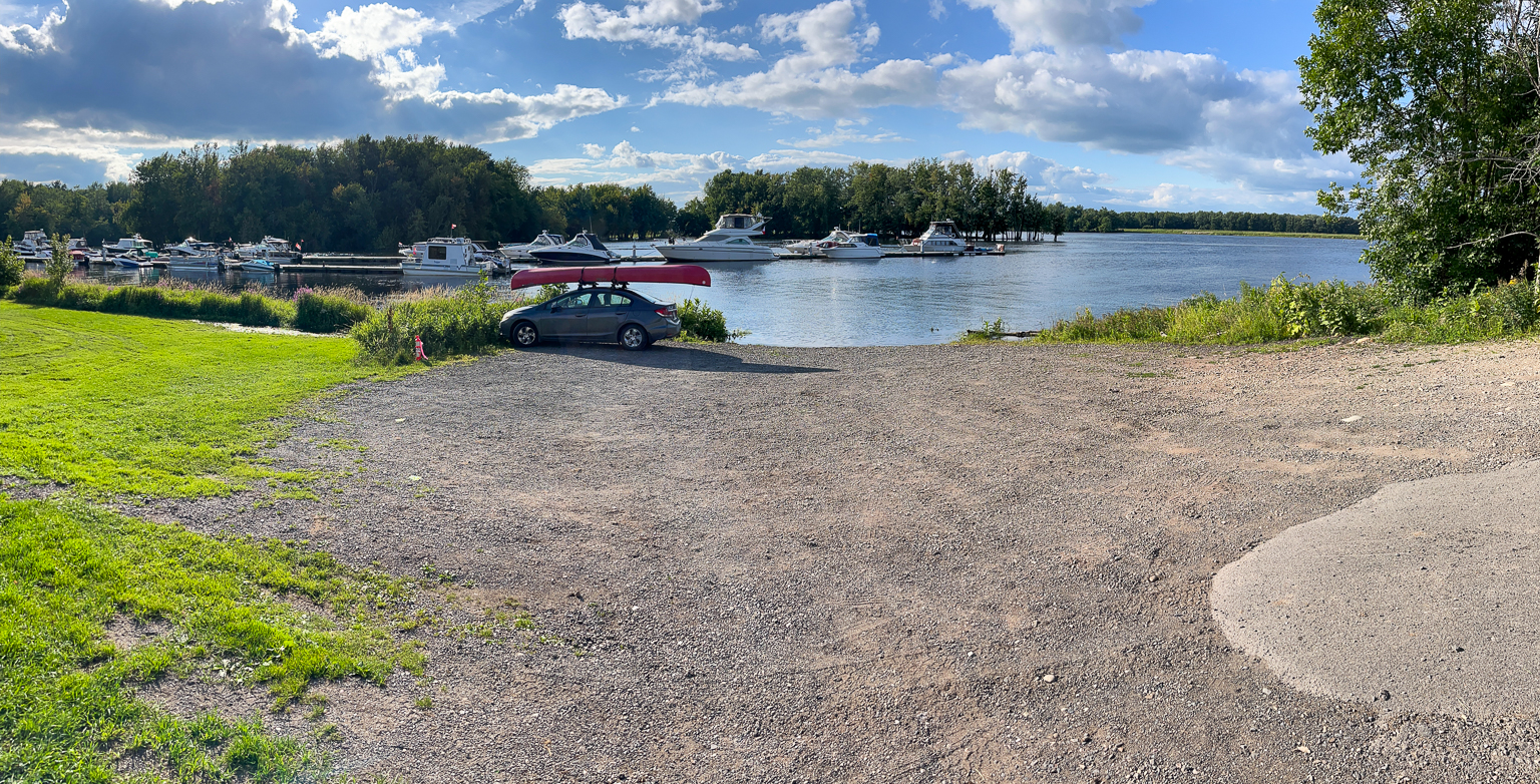 The boat launch in Oromocto
